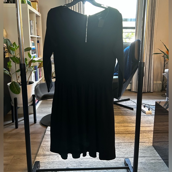 NWT Black Club Monaco Frida Dress with Stunning Corset Waist Detail - Picture 2 of 6